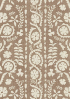 LW 372 298 Rosetta Nutmeg Fabric by Lewis & Wood