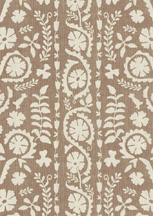 LW 372 298 Rosetta Nutmeg Fabric by Lewis & Wood