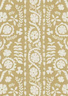 LW 372 40 Rosetta Saffron Fabric by Lewis & Wood