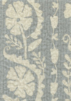 LW 372 95 Rosetta Smoke Fabric by Lewis & Wood