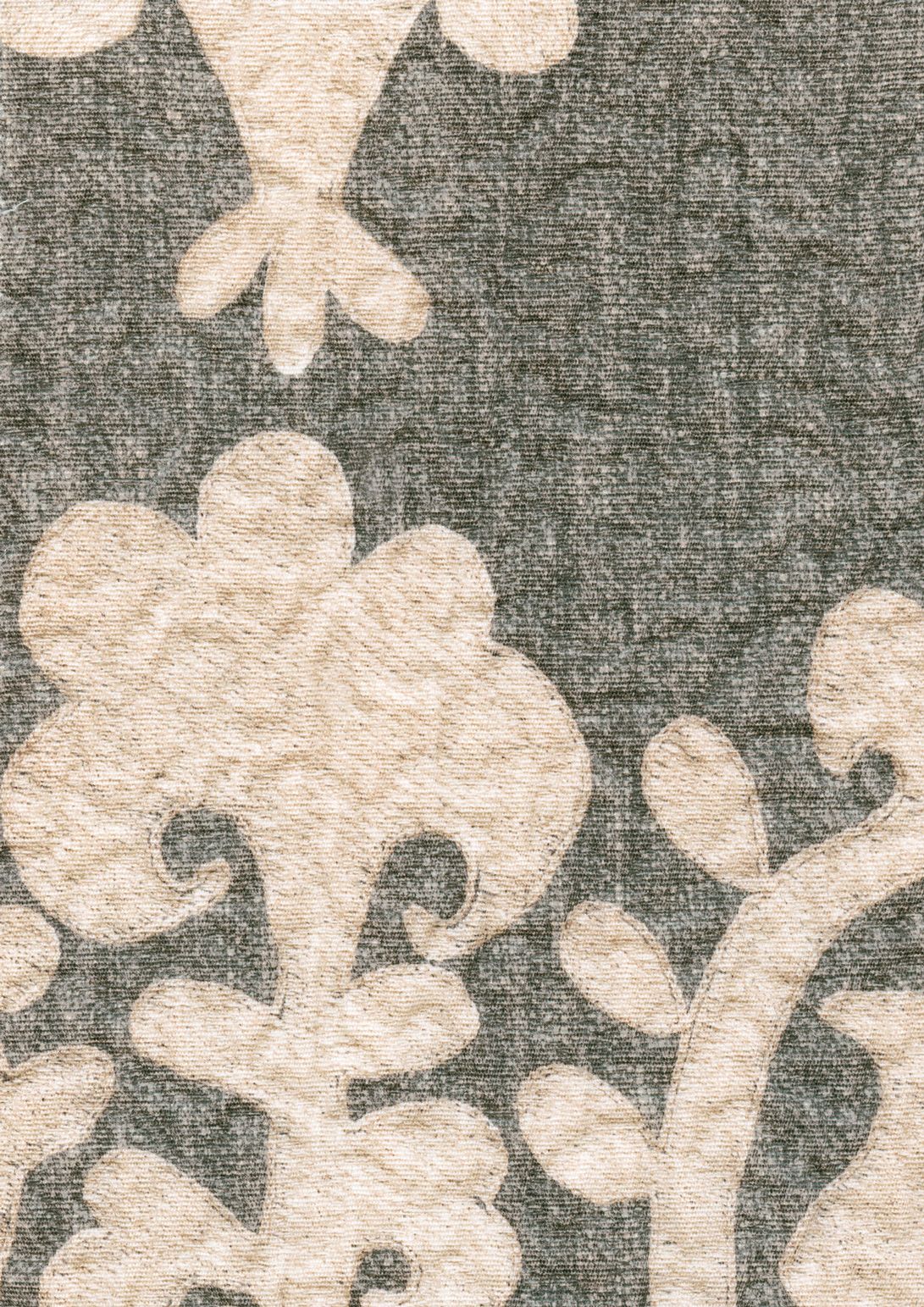 LW 347 462 Saracen Holy Smoke Fabric by Lewis & Wood