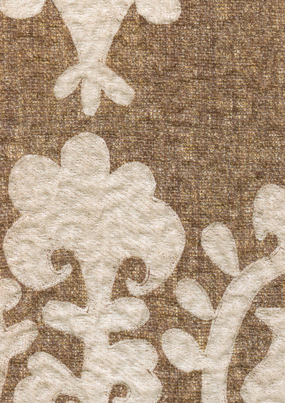 LW 347 652 Saracen Tobacco Fabric by Lewis & Wood