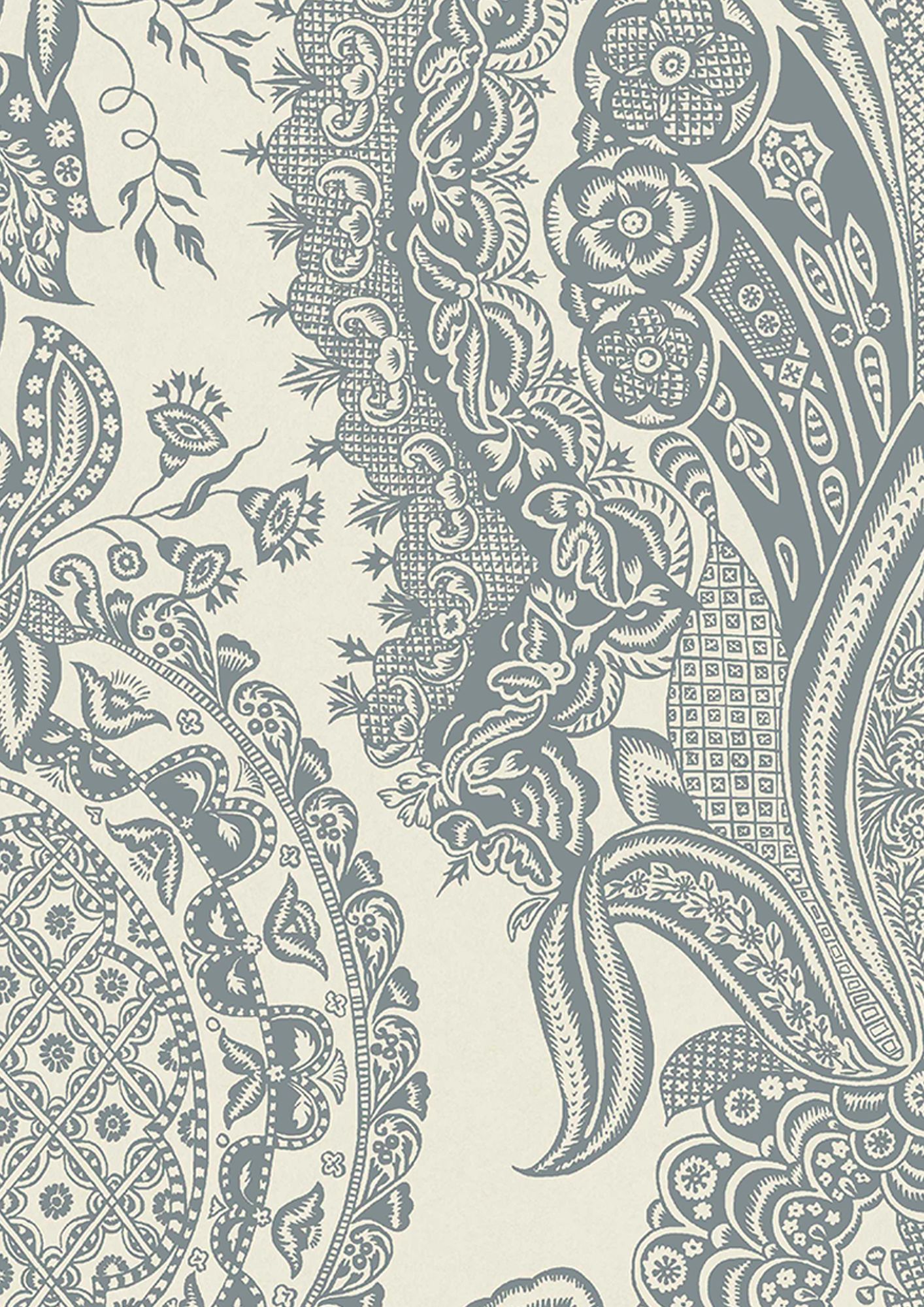 LW 227 344 Saskia Moonstone Wallpaper by Lewis & Wood