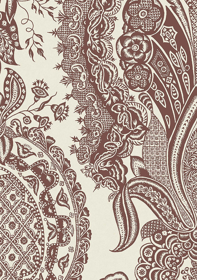 LW 227 326 Saskia Redwood Wallpaper by Lewis & Wood