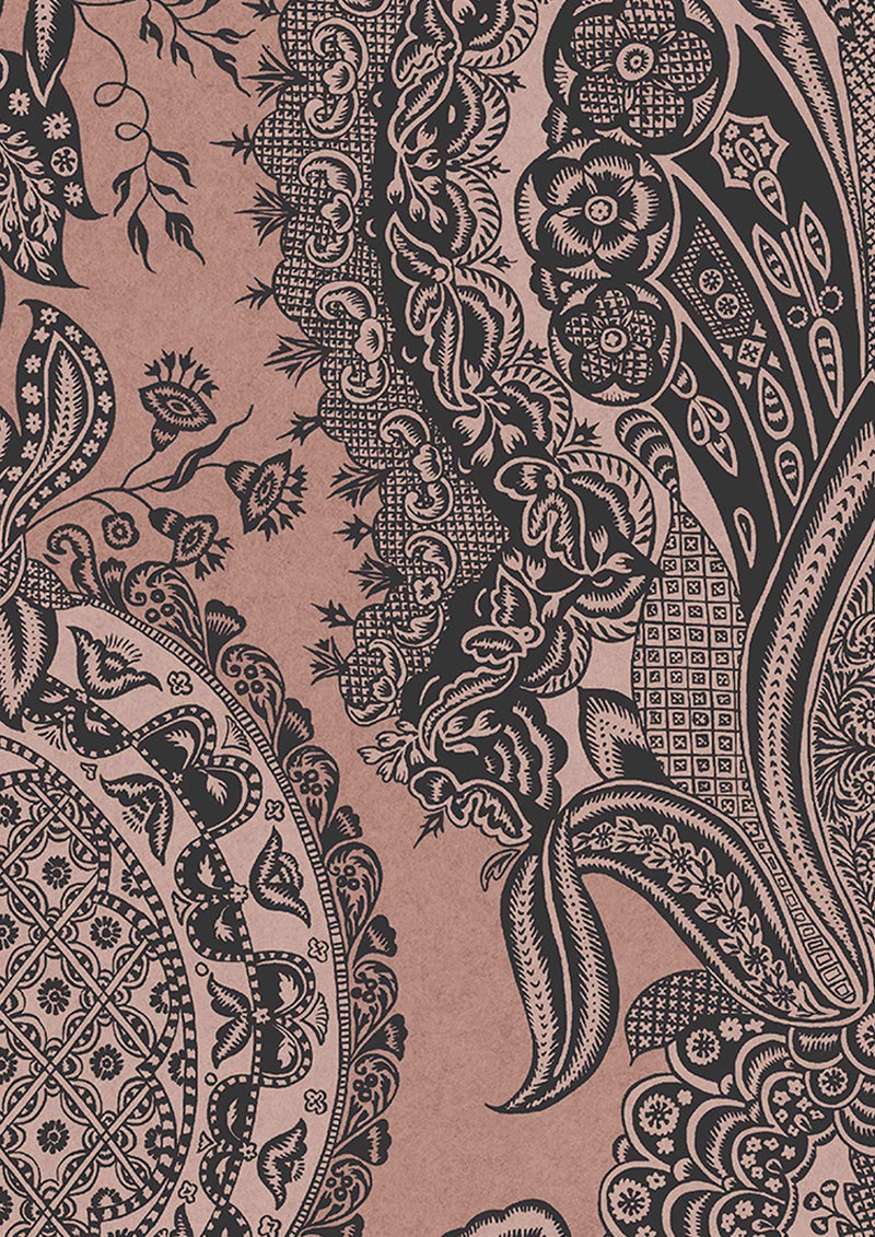 LW 227 123 Saskia Rose Wallpaper by Lewis & Wood