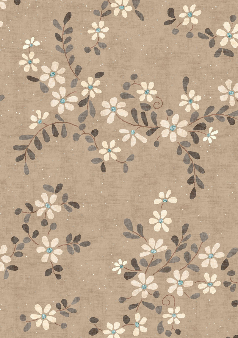 LW 371 675 Stellata Cardamom Fabric by Lewis & Wood