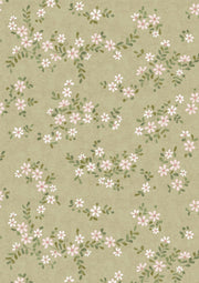 LW 371 676 Stellata Daisy Fabric by Lewis & Wood