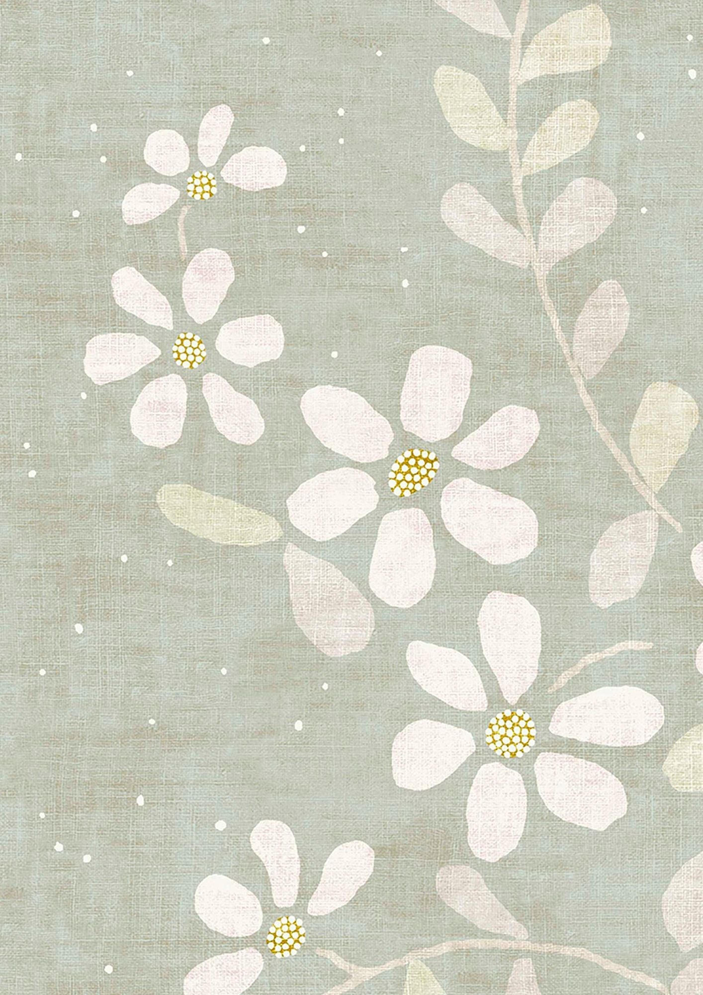 LW 375 684 Stellata Mistletoe Wallpaper by Lewis & Wood