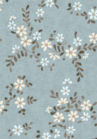 LW 371 677 Stellata Misty Fabric by Lewis & Wood