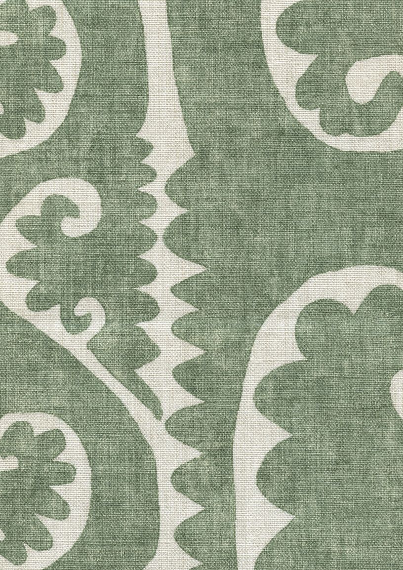 LW 340 483 Totem Cactus Fabric by Lewis & Wood