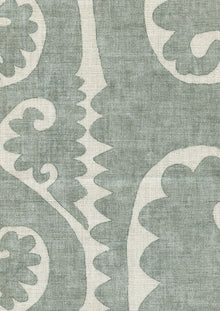 LW 340 94 Totem Sage Fabric by Lewis & Wood