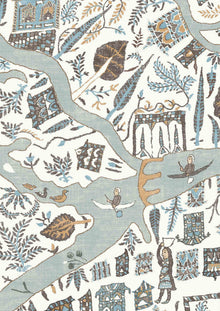 LW 359 667 Utopia Aqua Vita Wallpaper by Lewis & Wood