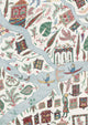 Utopia Garland The Srinagar Map Fabric by Lewis & Wood