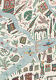 Utopia Garland The Srinagar Map Wallpaper by Lewis & Wood