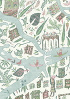 LW 359 669 Utopia Pistachio Rose Wallpaper by Lewis & Wood