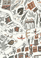 LW 359 670 Utopia Satsuma Soot Wallpaper by Lewis & Wood