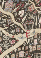 LW 358 671 Utopia Twilight Fabric by Lewis & Wood