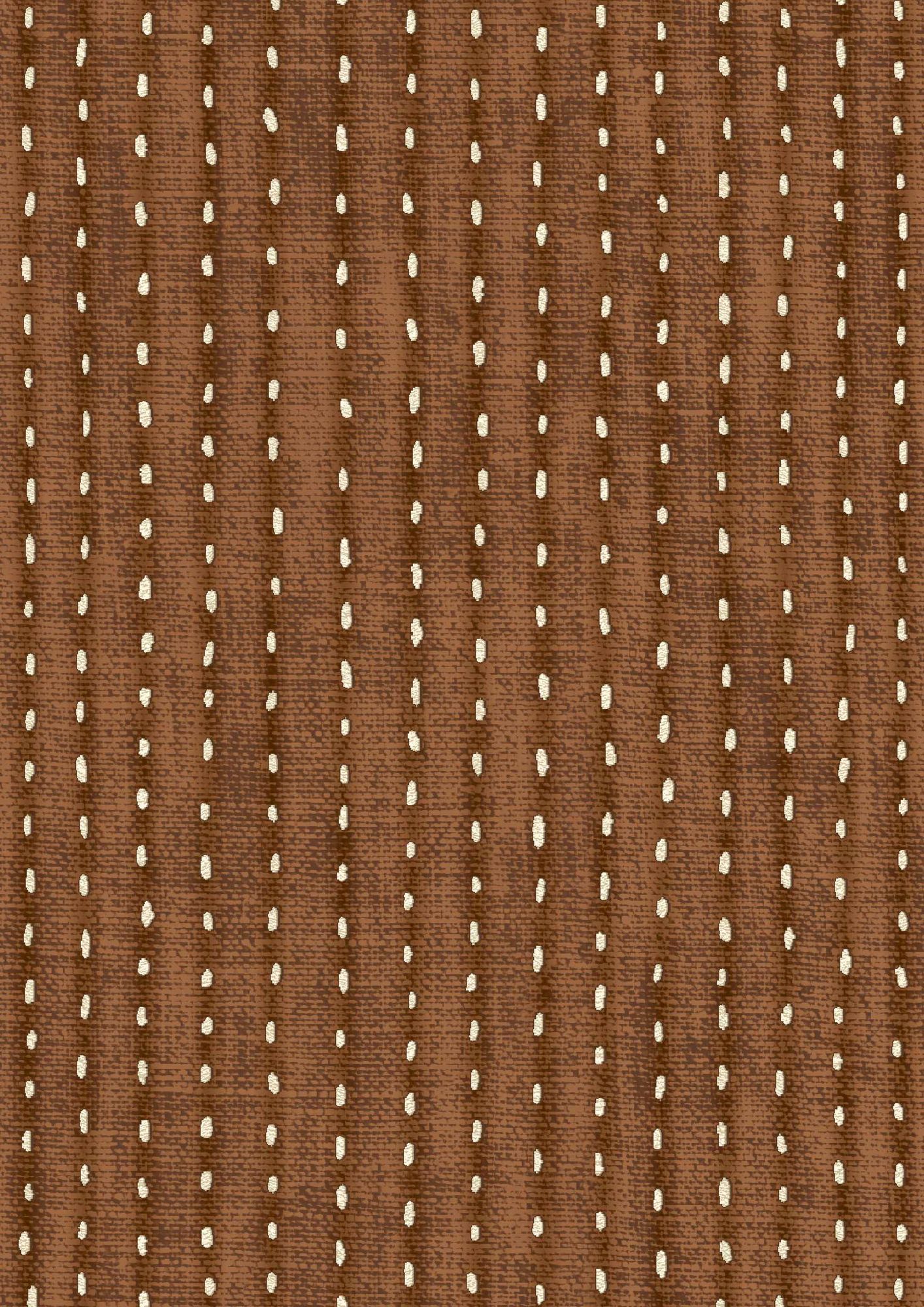 LW 370 641 Wild Rice Henna Fabric by Lewis & Wood