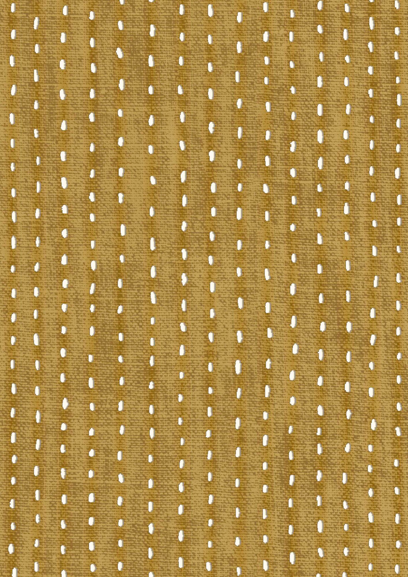 LW 370 520 Wild Rice Nectar Fabric by Lewis & Wood
