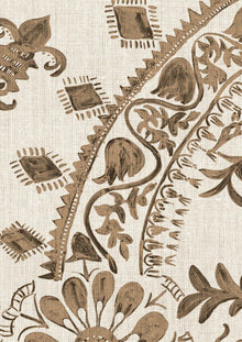 Womad Lg 50 Henna Travel Trunk Wallpaper by Lewis & Wood