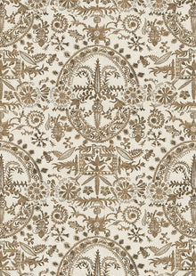 Womad Lg 50 Henna Travel Trunk Wallpaper by Lewis & Wood