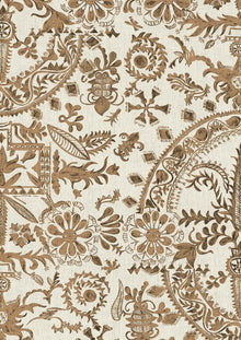 Womad Lg 50 Henna Travel Trunk Wallpaper by Lewis & Wood