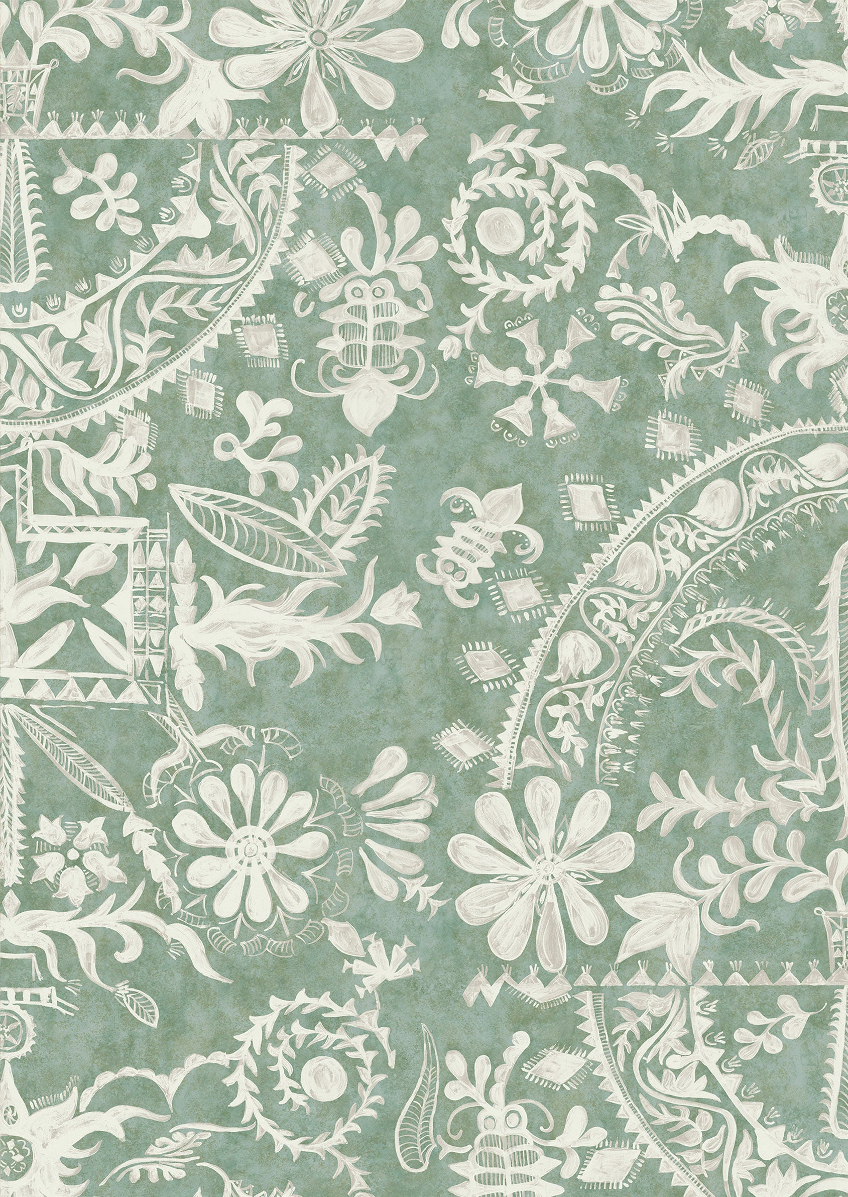 LW 211 556 Womad Sagebrush Wallpaper by Lewis & Wood