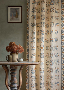 Libertyville Sage Rose Patchwork Fabric by Lewis & Wood