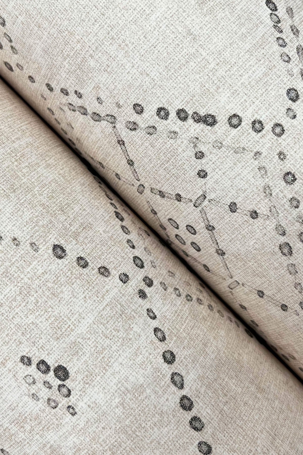 Souk Diamonds Taupe/Charcoal Lemieux Et Cie Wallpaper by York Wallcoverings