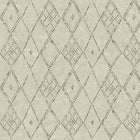 Souk Diamonds Taupe/Charcoal Lemieux Et Cie Wallpaper by York Wallcoverings