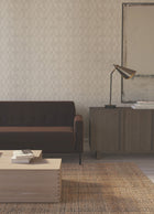 Souk Diamonds Taupe/Charcoal Lemieux Et Cie Wallpaper by York Wallcoverings