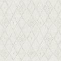 Souk Diamonds White/Smoke Lemieux Et Cie Wallpaper by York Wallcoverings