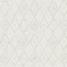 Souk Diamonds White/Smoke Lemieux Et Cie Wallpaper by York Wallcoverings