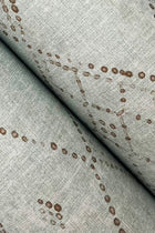 Souk Diamonds Sage/Brown Lemieux Et Cie Wallpaper by York Wallcoverings