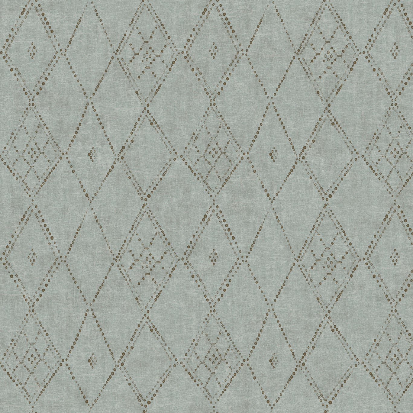 Souk Diamonds Sage/Brown Lemieux Et Cie Wallpaper by York Wallcoverings