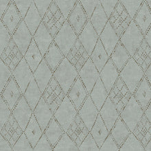 Souk Diamonds Sage/Brown Lemieux Et Cie Wallpaper by York Wallcoverings
