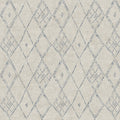 Souk Diamonds Taupe/Denim Lemieux Et Cie Wallpaper by York Wallcoverings