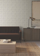 Souk Diamonds Taupe/Denim Lemieux Et Cie Wallpaper by York Wallcoverings