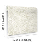 Zora Wave Light Grey Lemieux Et Cie Wallpaper by York Wallcoverings