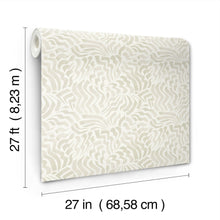 Zora Wave Light Grey Lemieux Et Cie Wallpaper by York Wallcoverings