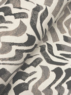 Zora Wave Charcoal Lemieux Et Cie Wallpaper by York Wallcoverings