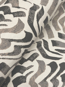 Zora Wave Charcoal Lemieux Et Cie Wallpaper by York Wallcoverings