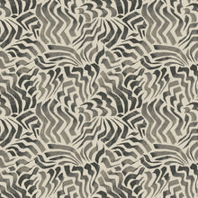 Zora Wave Charcoal Lemieux Et Cie Wallpaper by York Wallcoverings