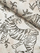 Orly Tigers White/Charcoal Lemieux Et Cie Wallpaper by York Wallcoverings