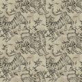 Orly Tigers Taupe/Charcoal Lemieux Et Cie Wallpaper by York Wallcoverings