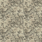 Orly Tigers Taupe/Charcoal Lemieux Et Cie Wallpaper by York Wallcoverings