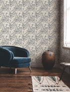 Orly Tigers Ecru/Indigo Lemieux Et Cie Wallpaper by York Wallcoverings