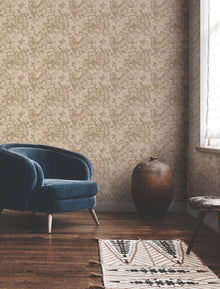 Orly Tigers Blush/Brown Lemieux Et Cie Wallpaper by York Wallcoverings
