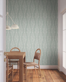 Rousseau Paperweave Sage Lemieux Et Cie Wallpaper by York Wallcoverings