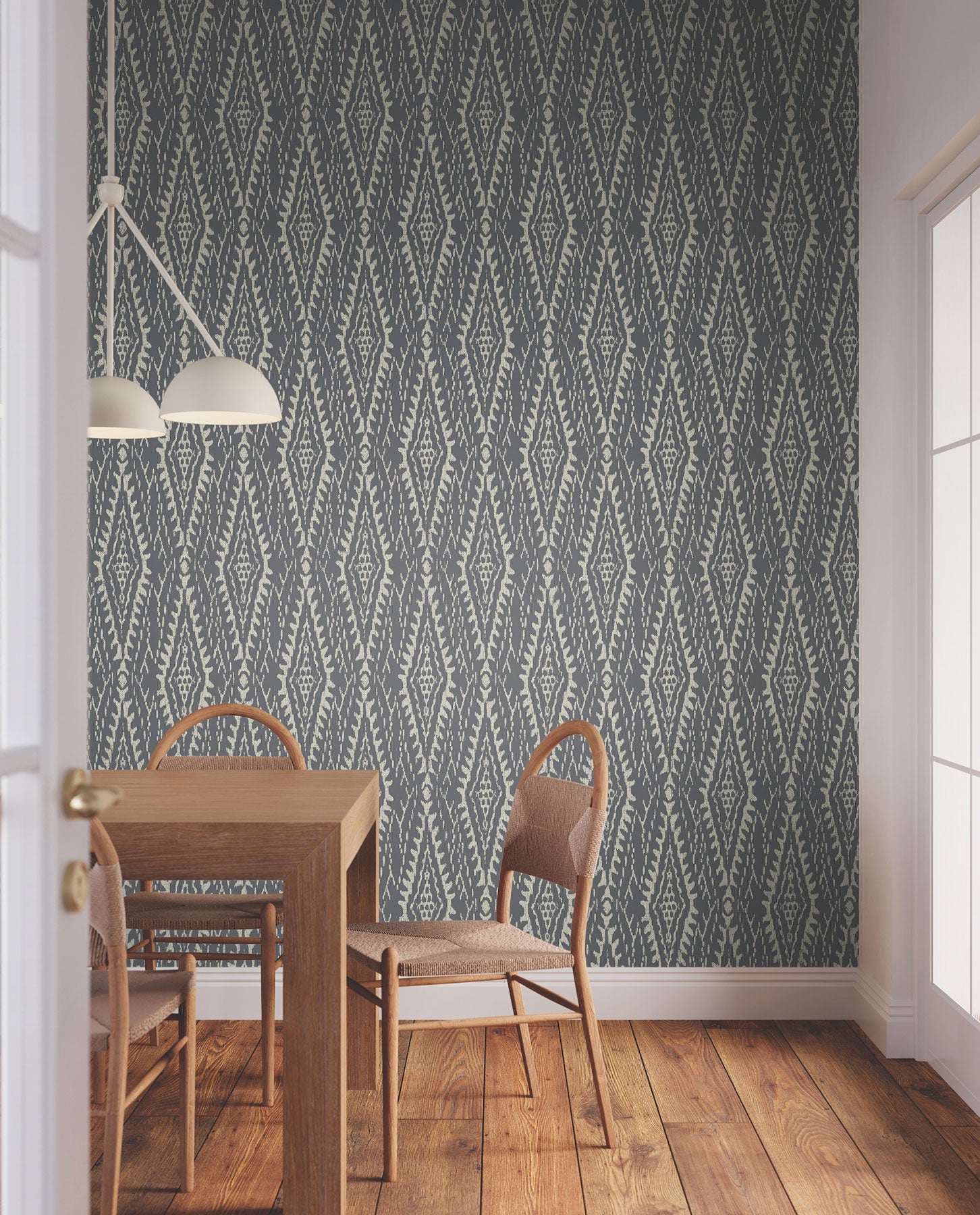 Rousseau Paperweave Charcoal Lemieux Et Cie Wallpaper by York Wallcoverings